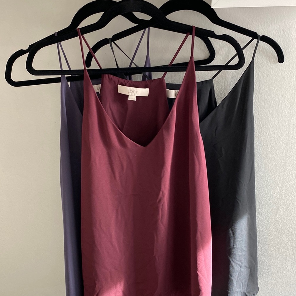 Loft Strappy Cami Bundle of 3